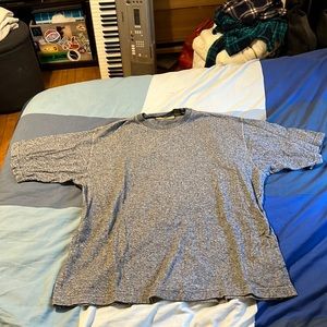 Gray Short Sleeved T Shirt